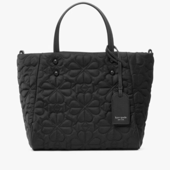 Kate Spade Tilly Quilted Small Tote Bag – Black (NWT) - Picture 6 of 8
